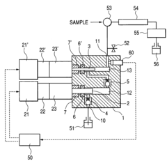 Pump for liquid chromatography