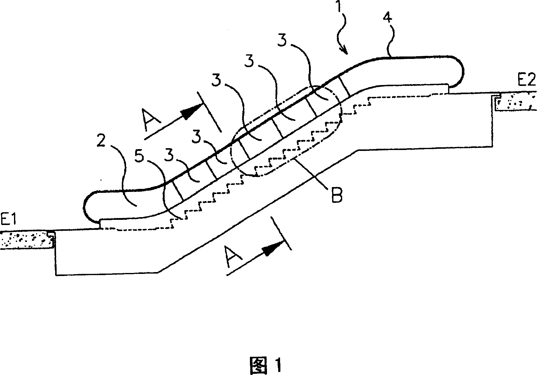 Lighting system for a moving walkway or escalator installation, and moving walkway or escalator installation with lighting system