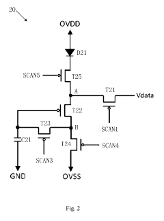 Driving circuit for AMOLED display panel and AMOLED display panel