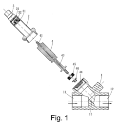 High-pressure armature set of solenoid valve