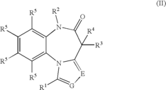 Tetraazabenzo[e]azulene derivatives and analogs thereof