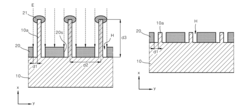 Member for flexible element and manufacturing method thereof