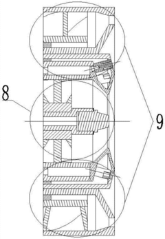 Lean oil direct injection and mixing low-pollution combustion chamber