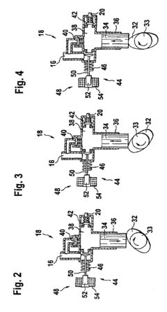 Two-point control of a high-pressure pump for direct-injecting gasoline engines