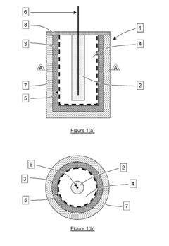 Sacrificial anode and treatment of concrete