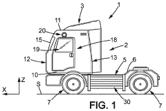 Electrically powered commercial vehicle having a battery structure