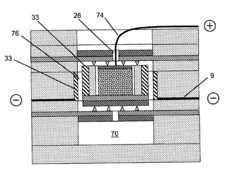 Self-powered microthermionic converter