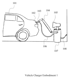 System to automatically recharge vehicles with batteries