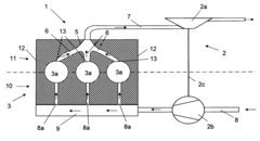Internal combustion engine with exhaust-gas turbocharging