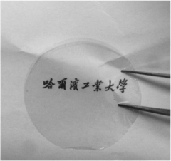 Preparation method of transparent flexible film of POSS (polyhedral oligomeric silsesquioxane) enhanced aramid nanofiber