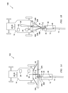 System for guiding a farm implement between swaths