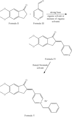 A process for preparation of intermediates of donepezil hydrochloride