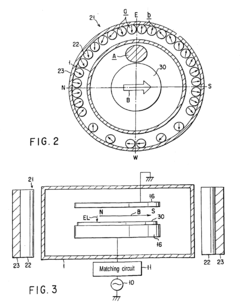 Magnetron plasma processing apparatus