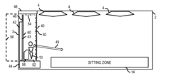 Transparent projection communication terminals