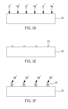 Silicon substrate having nanostructures and method for producing the same and application thereof