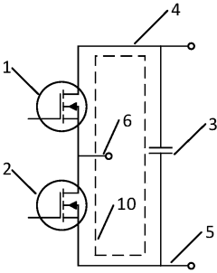 Double-surface low-parasitic inductance GaN power integrated module