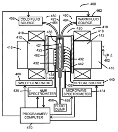 Method and apparatus for increasing the detection sensitivity in a high resolution NMR analysis