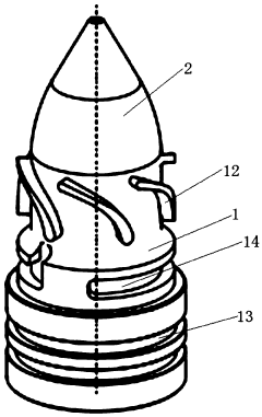 Complex structure reverse-flow valve core and numerical control processing method thereof