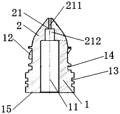 Complex structure reverse-flow valve core and numerical control processing method thereof