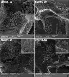 Hydroxyethyl cellulose/soybean protein composite sponge with water sensitive shape memory function and preparing method of composite sponge