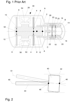 Bearing support system for free-piston stirling machines