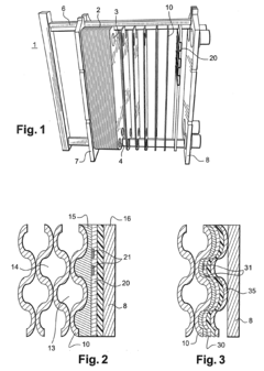 Plate-type heat exchanger including a device for evaluating the extent to which it has become coated in scale