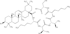 Peptides Modified with Triterpenoids and Small Organic Molecules: Synthesis and use in Cosmeceuticals