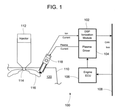 Method and apparatus for detecting ionization signal in diesel and dual mode engines with plasma discharge system