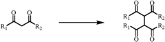 Method of dehydrogenation self-coupling of 1,3-dicarbonyl compound with visible light catalysis