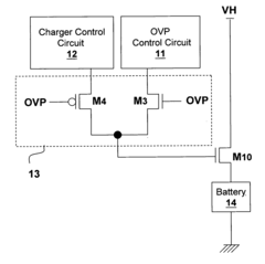 Overvoltage protection circuit for use in charger circuit system and charge circuit with overvoltage protection function