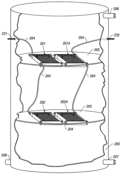 Method and apparatus for removing contaminants from conduits and fluid columns