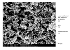 In-situ pore generation in lead-acid battery separator using electrolyte-soluble pore former