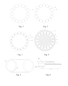 Rolling piston ring, piston and cylinder