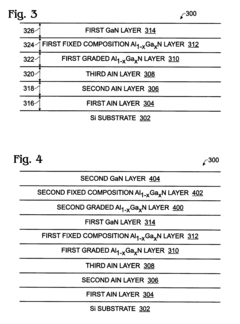Gallium nitride-on-silicon interface using multiple aluminum compound buffer layers