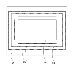 Active matrix organic light-emitting diode panel packaging structure