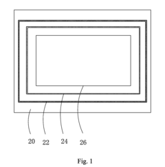 Active matrix organic light-emitting diode panel packaging structure