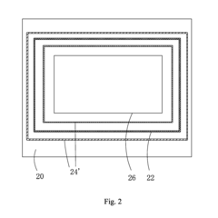 Active matrix organic light-emitting diode panel packaging structure
