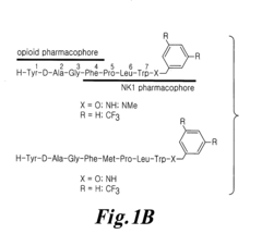Bifunctional analgesic compounds for opioid receptor agonists and neurokinin-1 receptor antagonists